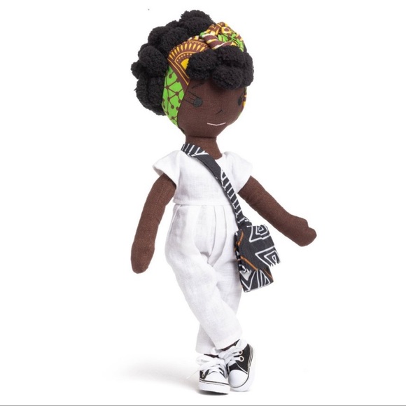 EXCLUSIVE HarperIman Yumi 14” Plush Linen Doll - Picture 5 of 9